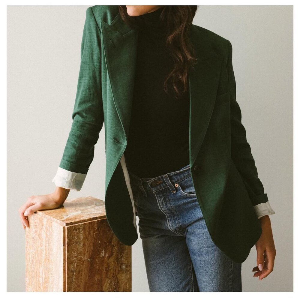 Smythe 90's Blazer in "Fern", size XS (fits size 2) - Picture 12 of 12